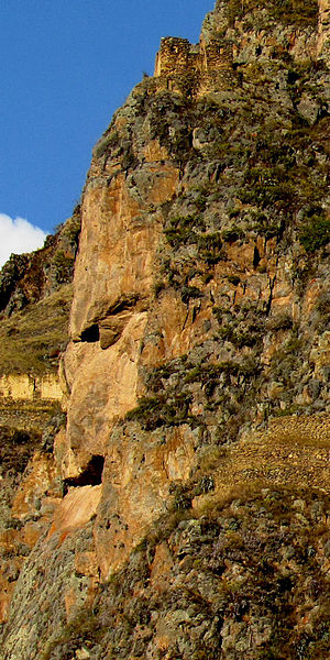 Ollantaytambo,_Tunupa_monument copyright D. Gordon E. Robertson 2011 Ollantaytambo
