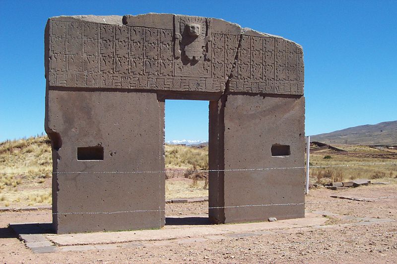 The Sun Gate at Tiwanaku The Sun Gate at Tiwanaku