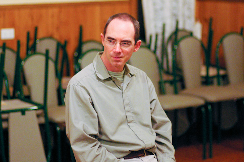 Belsebuub giving a talk in Australia 2007