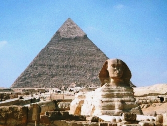 The sphinx at Giza, Egypt The sphinx at Giza, Egypt