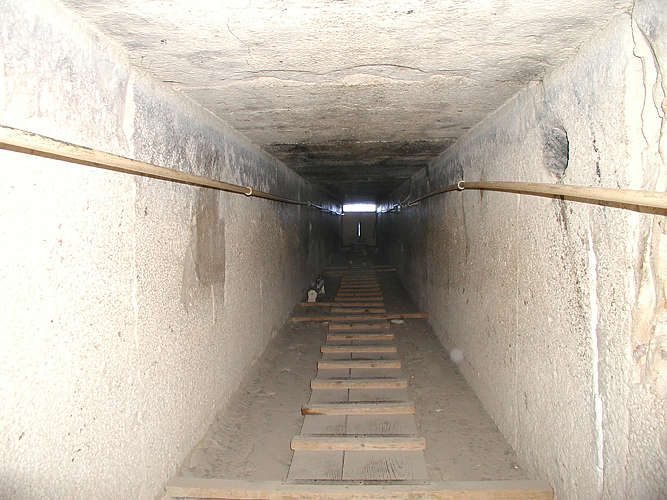 the descending passage of the Great Pyramid the descending passage of the Great Pyramid